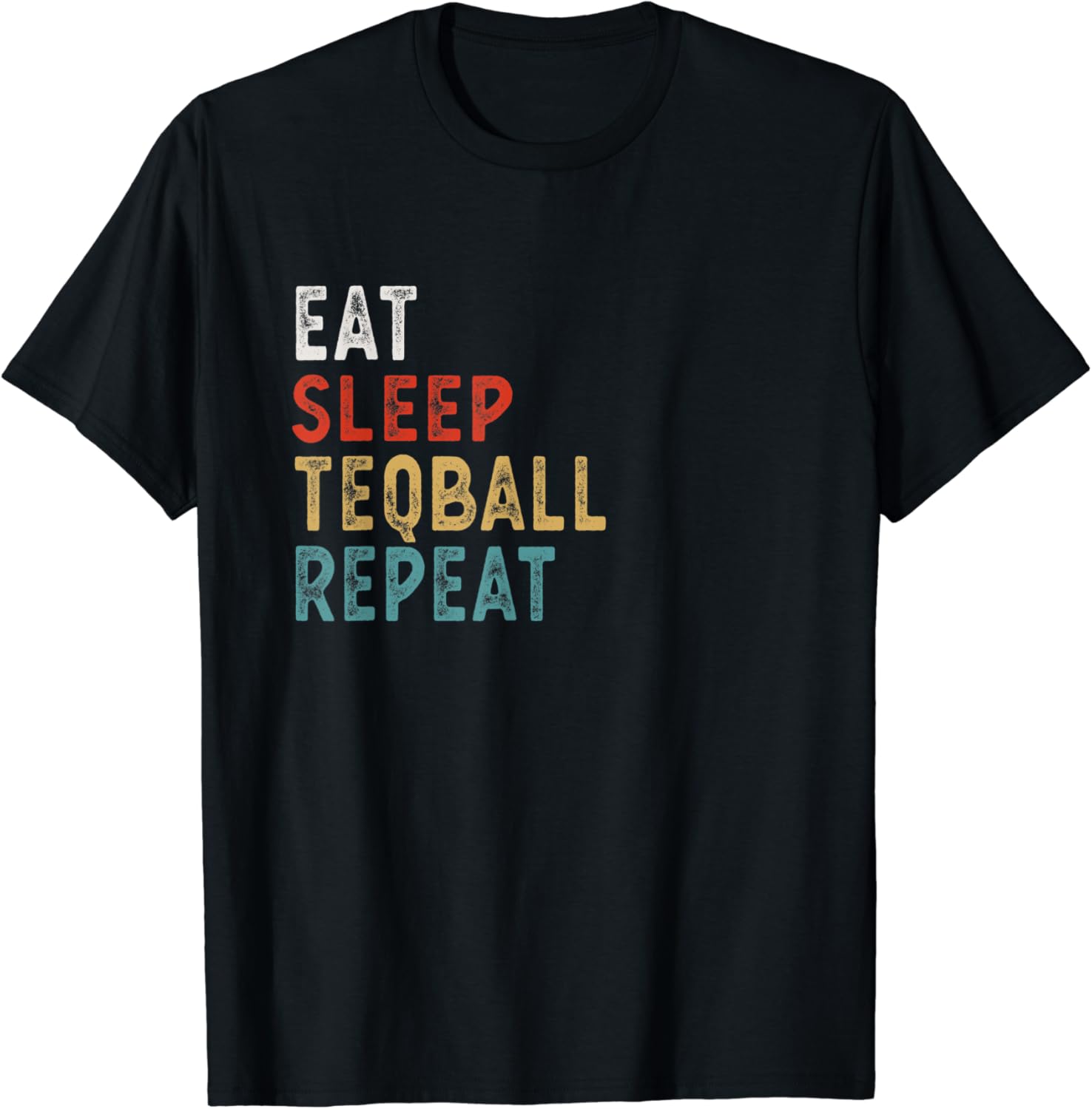 Eat Sleep Teqball Repeat Funny Teqball Player Gift Idea TShirt